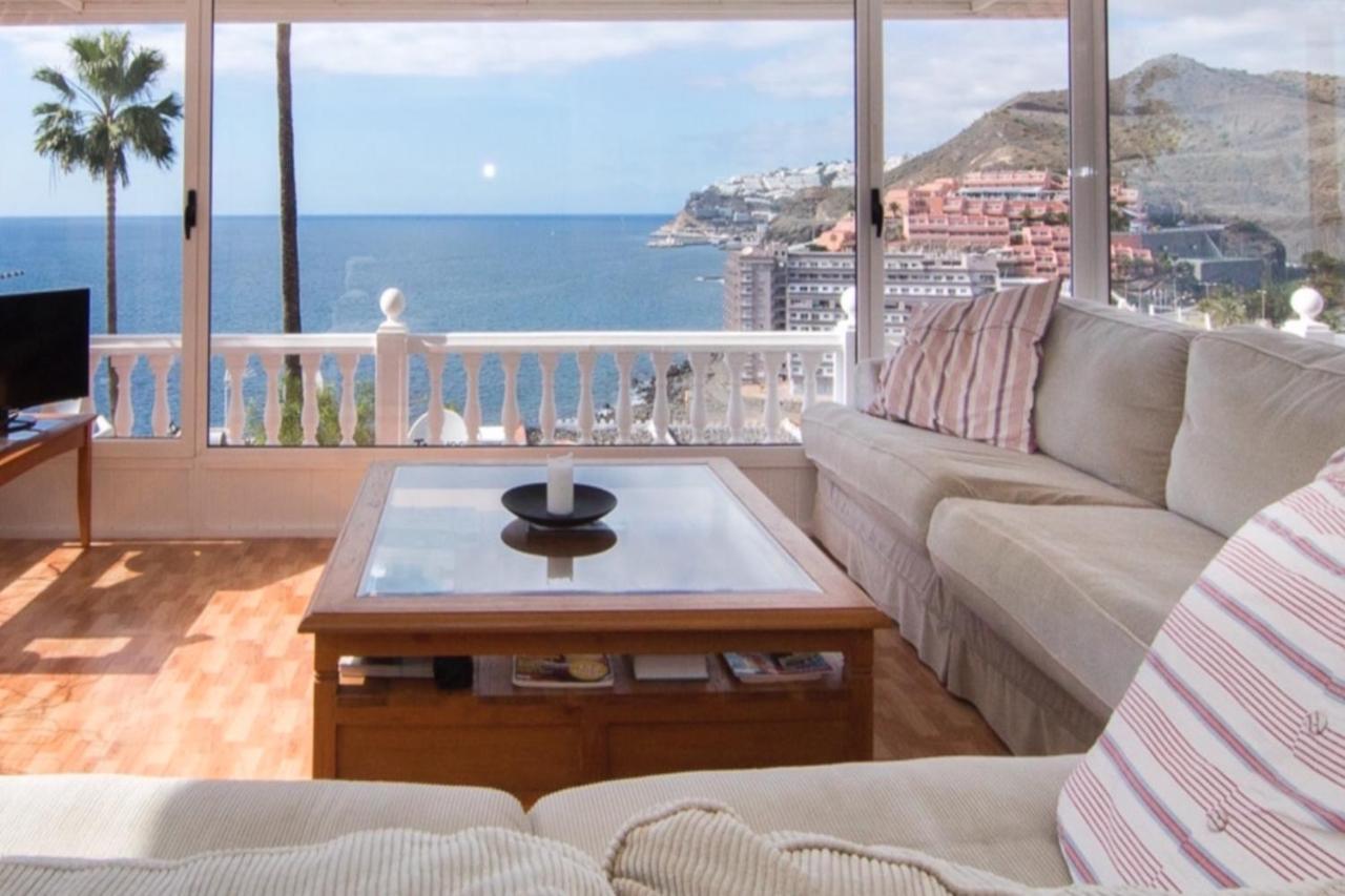 Villa Sunset Balcony With Ocean Views Mogán Esterno foto