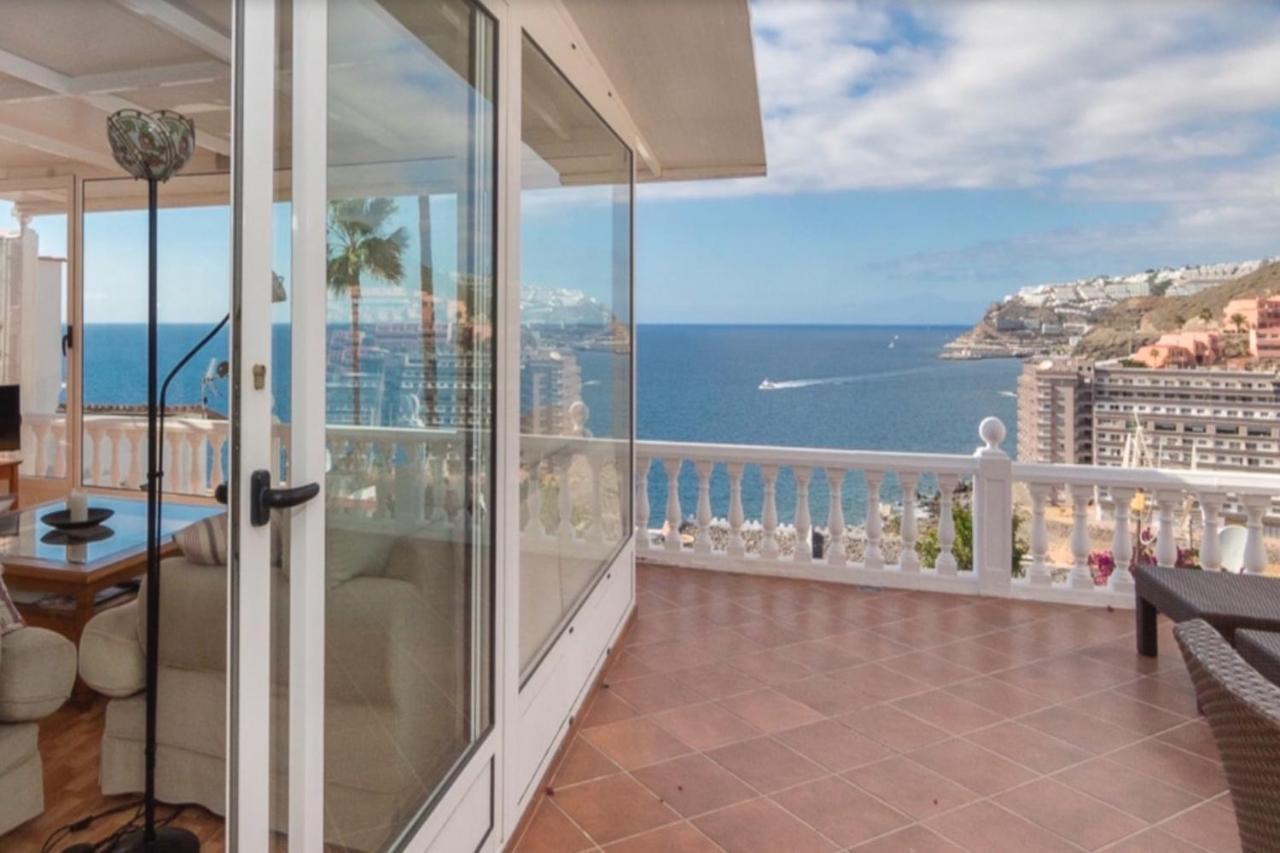 Villa Sunset Balcony With Ocean Views Mogán Esterno foto
